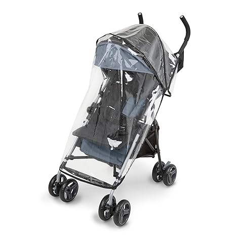 3D Mini Convenience Stroller – Lightweight Stroller with Compact Fold, Multi-Position Recline, Canopy with Pop Out Sun Visor and More – Umbrella Stroller for Travel and More, Gray