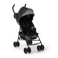 3D Mini Convenience Stroller – Lightweight Stroller with Compact Fold, Multi-Position Recline, Canopy with Pop Out Sun Visor and More – Umbrella Stroller for Travel and More, Gray